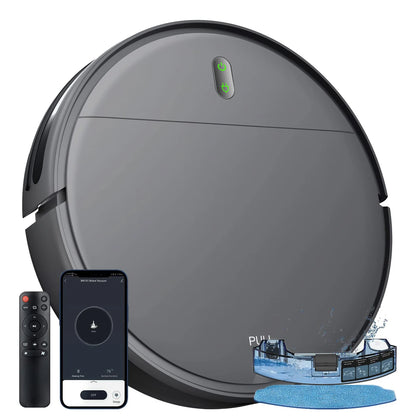 Smart Robot Vacuum with App Control and Wet Mopping