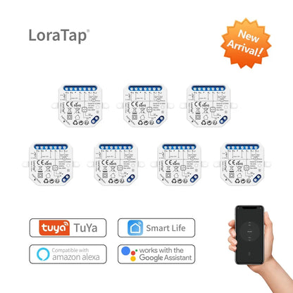 Tuya Smart Life WiFi Blind Curtain Switch Module for Rolling Shutter Google Home Alexa Voice Control App Timer DIY LoraTap - Home Smart Direct