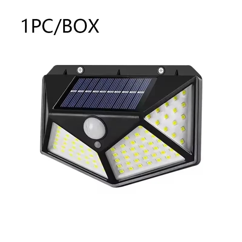Solar Wall Light with Motion Sensor for Outdoor Security