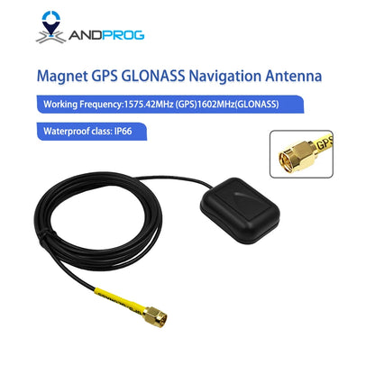 low profile gps antenna for car SMA male external GNSS antennas