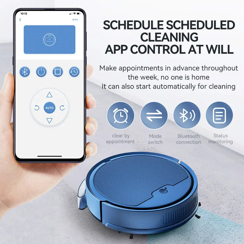 3 in 1 Smart Sweeping and Vacuuming Robot Cleaner
