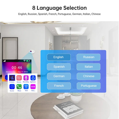 KERUI W202 Home Security Alarm Kit WiFi GSM Alarm System Tuya Smart Home Door Sensor Motion Detector Protection Remote Control - Home Smart Direct