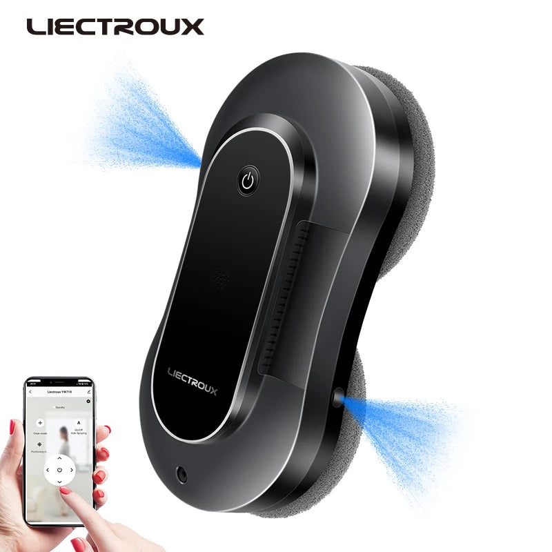 Window Cleaning Robot with Laser Sensor and Remote Control