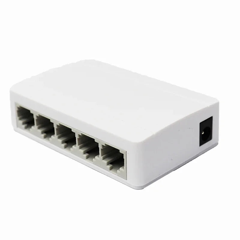 Five Port Gigabit Desktop Network Switch Plug and Play