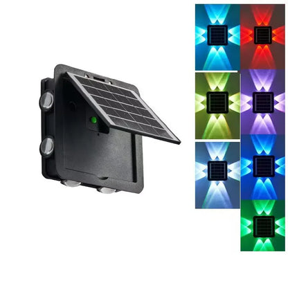 Outdoor Solar Wall Light for Landscape and Garden Lighting