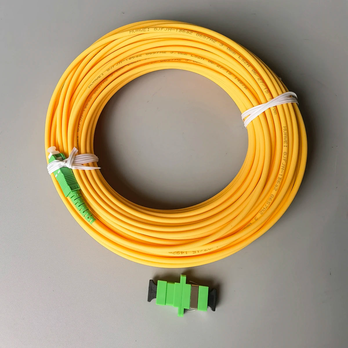 Single Mode SC APC Fiber Patch Cable with Adapter