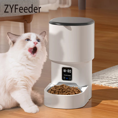 WiFi Automatic Cat Feeder Intelligent Pet Food Dispenser