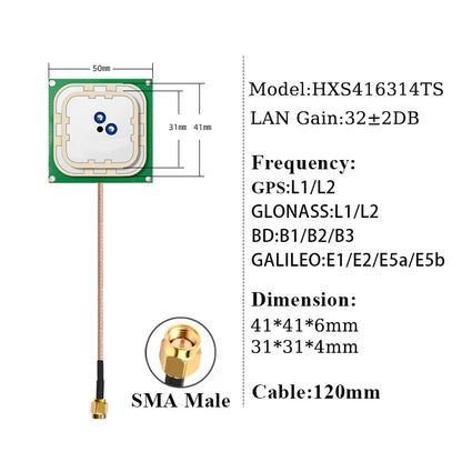 High Precision Ceramic GNSS RTK Measurement Antenna