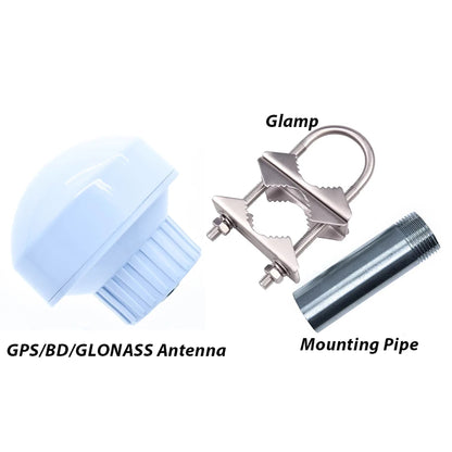 Compact GNSS Signal Amplifier Mushroom Antenna for Marine Use