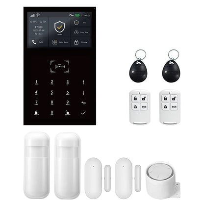 PGST WiFi 2G GSM Home Alarm System Tuya Security Protection Alarm Security System Kit Smart Life Automation Motion Door Sensor - Home Smart Direct