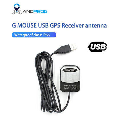 USB GPS Receiver with Built In Antenna