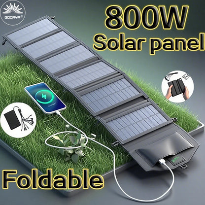 Foldable Solar Panel for Fast Charging and Outdoor Power Supply