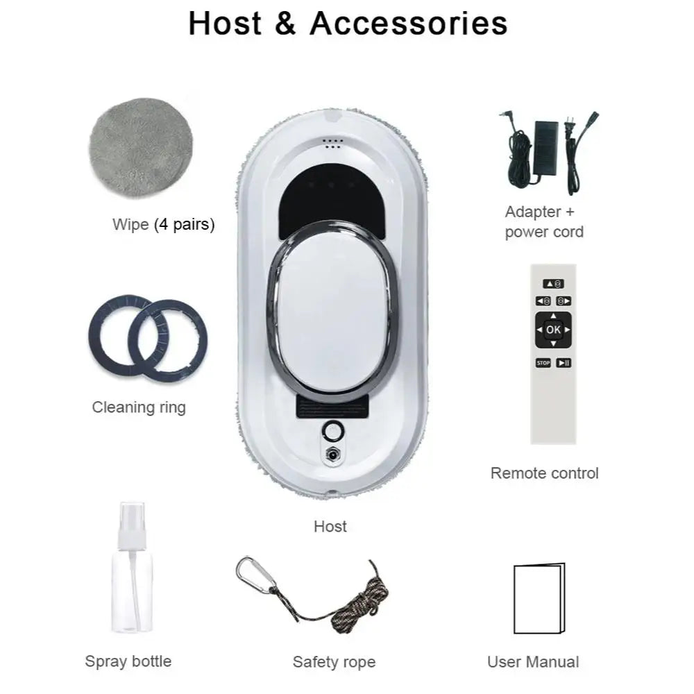 Intelligent Window Cleaning Robot with Remote Control