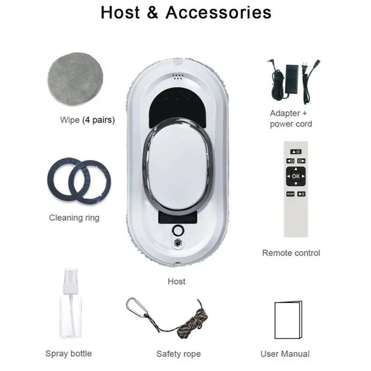 Intelligent Window Cleaning Robot with Remote Control