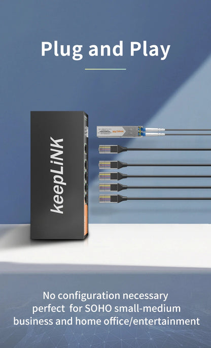 Multi Gigabit Network Switch with Plug and Play Operation