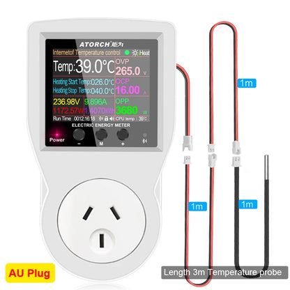 Tuya WiFi Digital Thermostat Socket Temperature Controller with Timer
