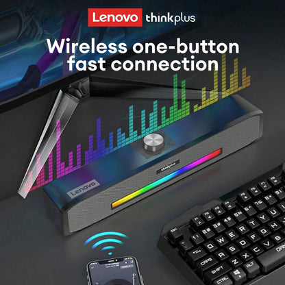 Lenovo Bluetooth Speaker Surround Sound Bar for Computer or TV - Home Smart Direct