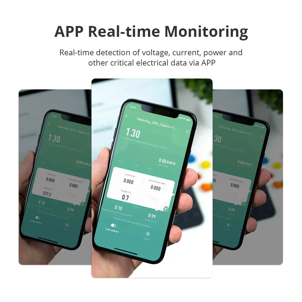Smart Zigbee WiFi Din Rail Energy Meter with Power Monitor