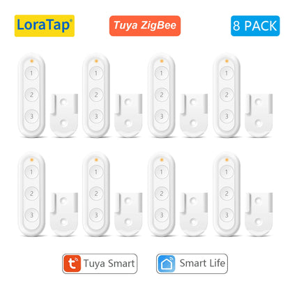 LoraTap Tuya Smart Life Wireless Scene Switch 3 Gang Remote Intelligent Device Linkage Control Home Assistant Support - Home Smart Direct