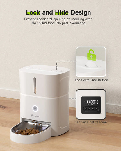 Automatic Cat Food Dispenser Timed Smart Pet Feeder