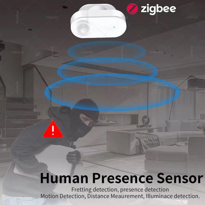 Smart Zigbee Human Presence Sensor with Motion Detection