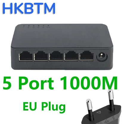 Mini Five Port Gigabit Ethernet Smart Network Switch