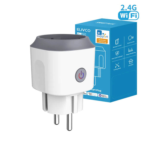 Smart WiFi Plug with Power Monitor and Remote Control