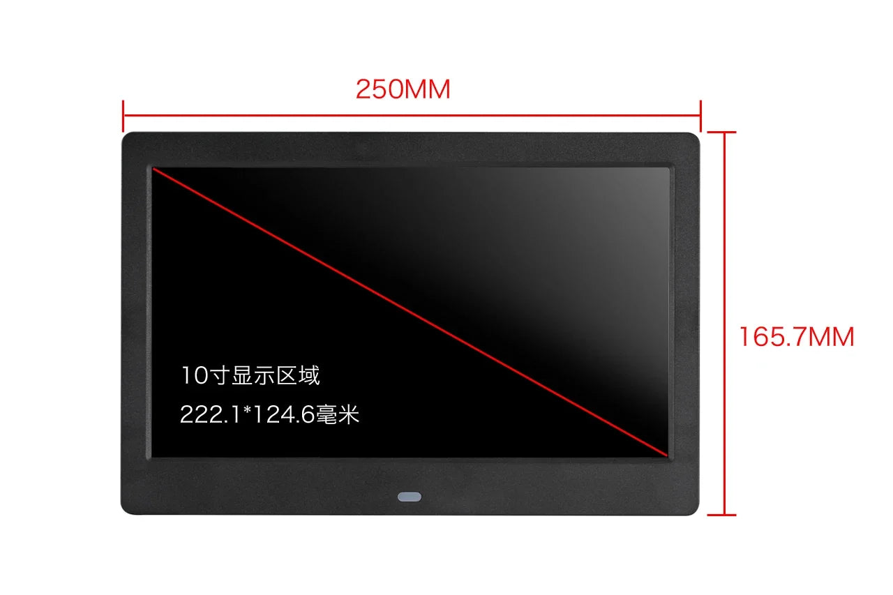 HD Digital Photo Frame with Music Video and Remote Control