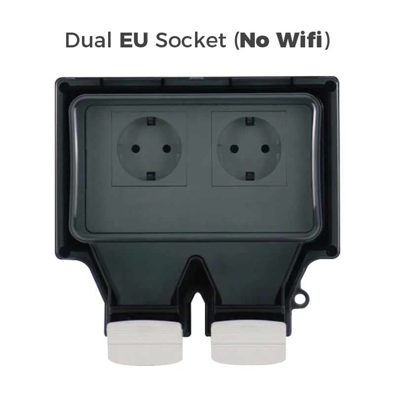 Waterproof Outdoor Smart Socket with Dual USB and App Control