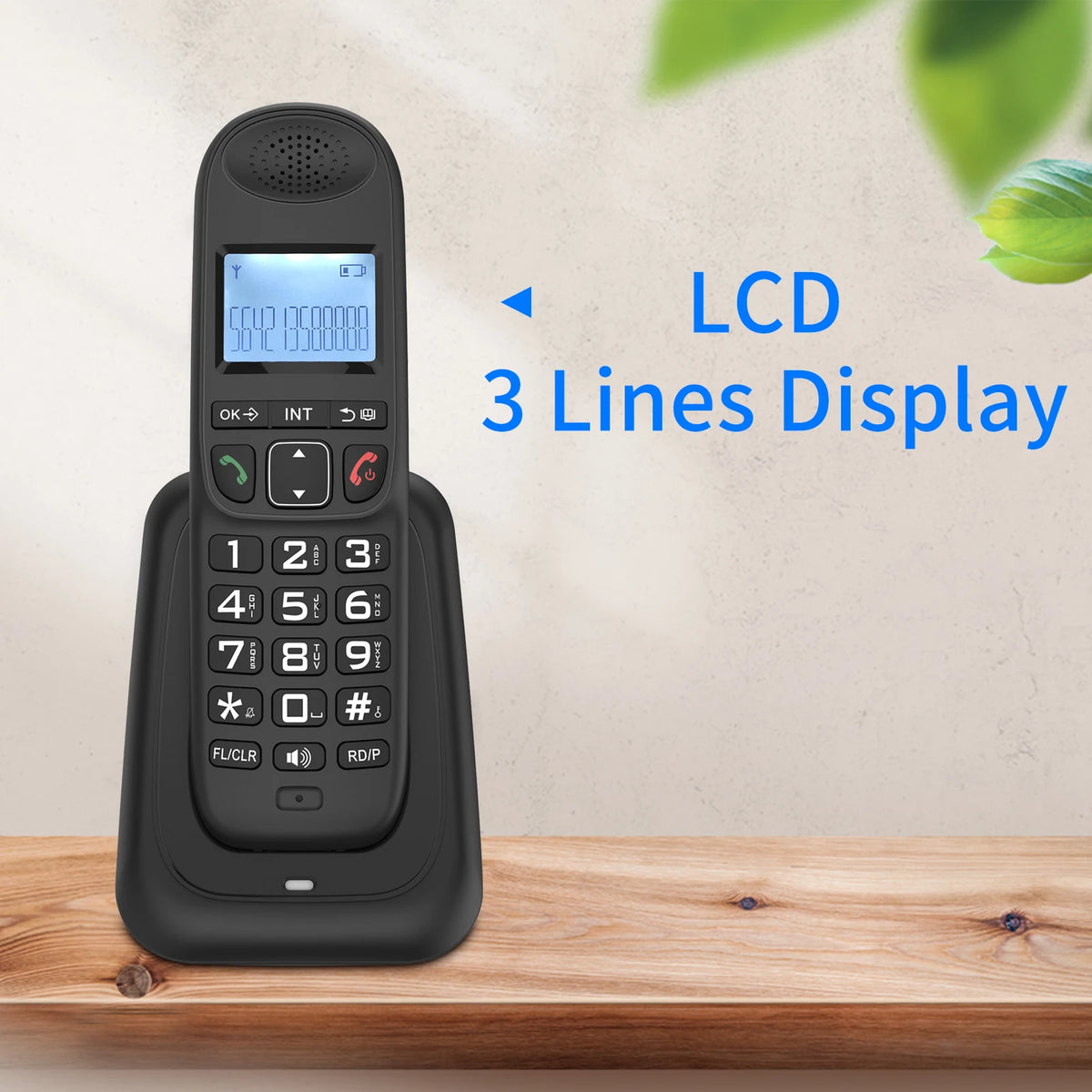 Code Less Telephone Cordless Phone System with Caller ID and Hands Free Calling – Saints ...