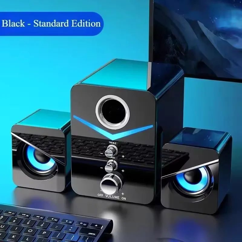 Home Theater Bass Subwoofer Portable Desktop Speaker - Home Smart Direct