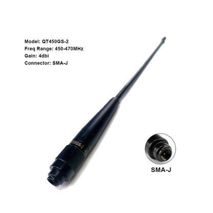 UHF Radio Whip Antenna for GNSS Base Station Systems